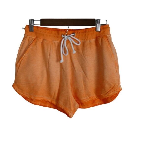 MYA &  NU New York Design Orange 2 Piece Short Sleeve and Short Pant Set Med - Picture 2 of 7
